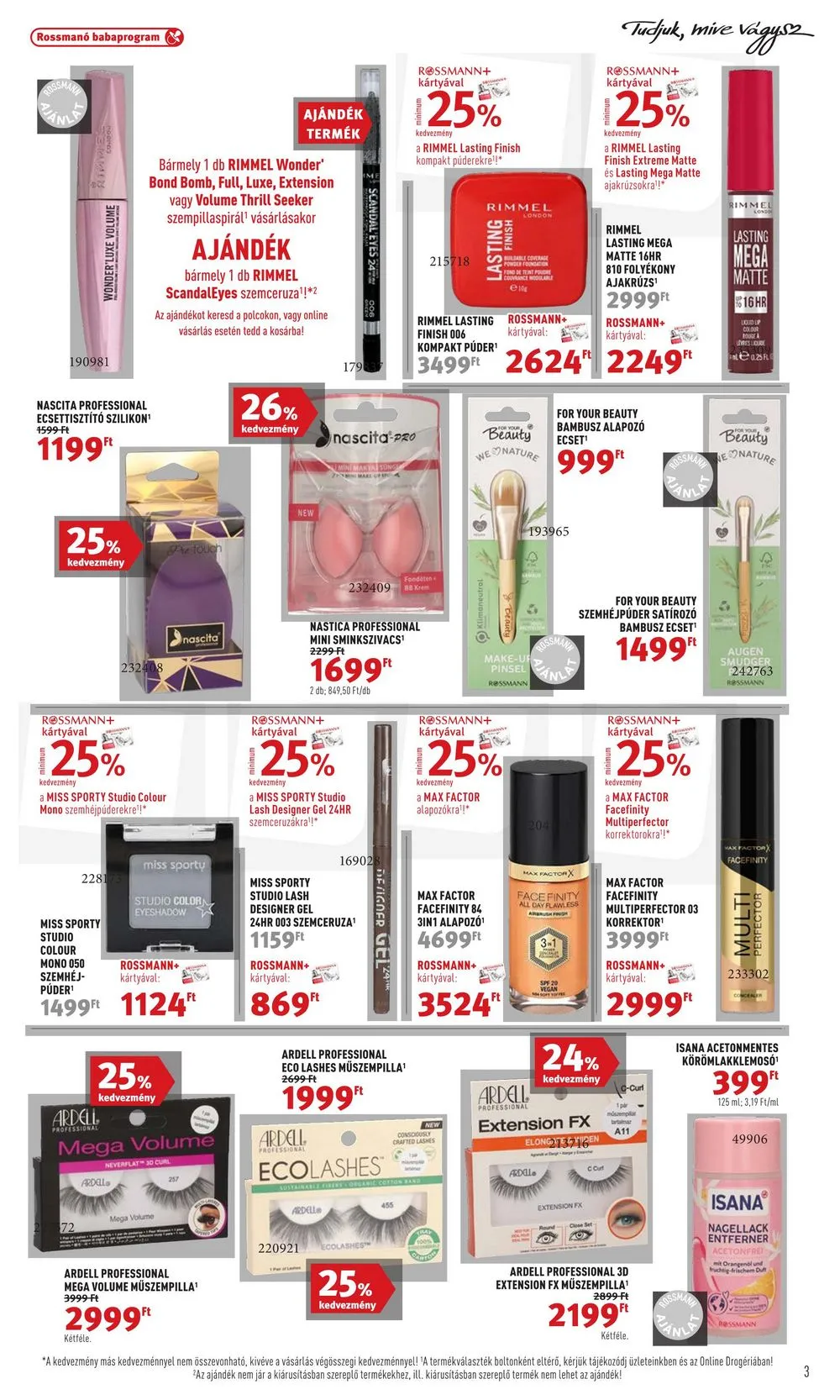 Rossmann akciós újság 05.20–05.31 – 3. oldal