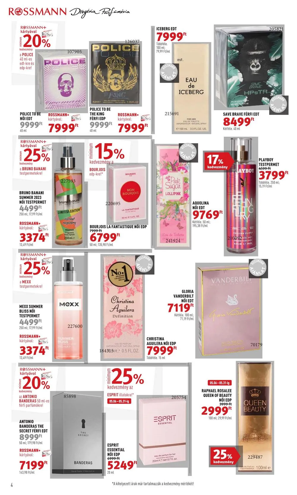 Rossmann akciós újság 05.20–05.31 – 4. oldal