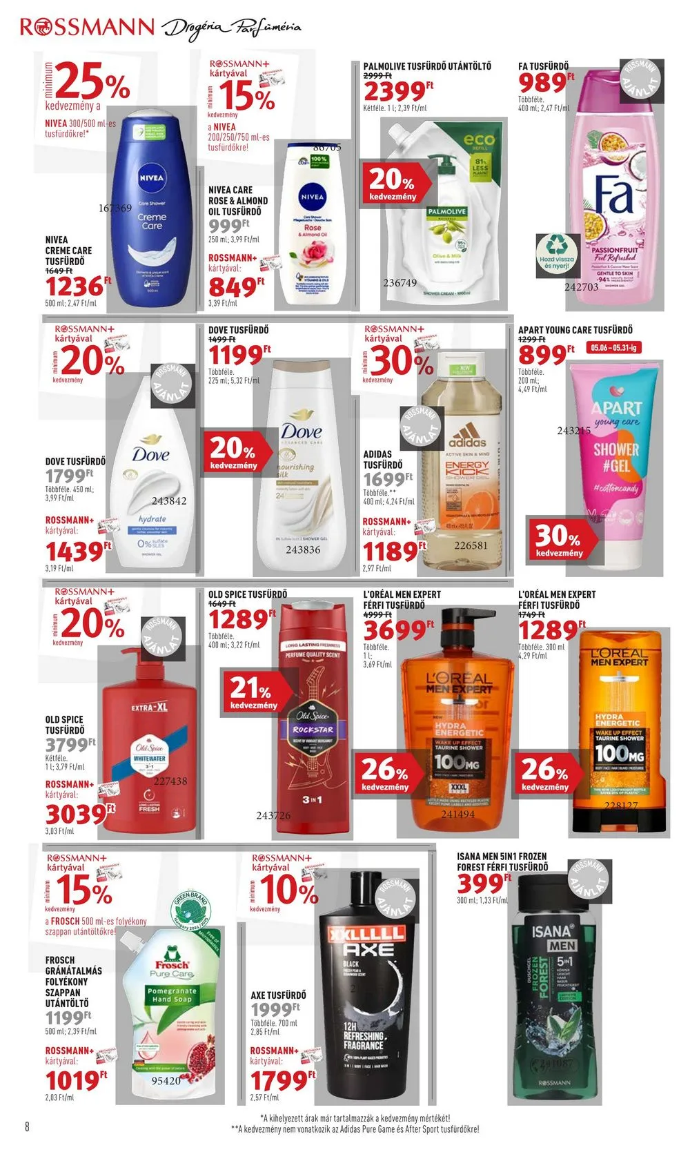 Rossmann akciós újság 05.20–05.31 – 8. oldal