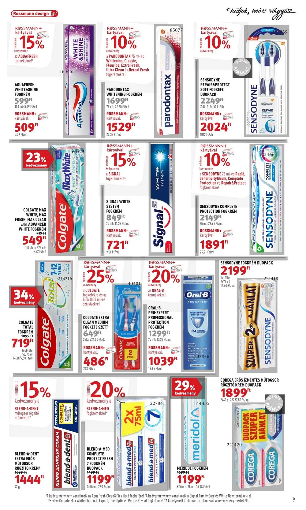 Rossmann akciós újság 05.20–05.31 – 9. oldal