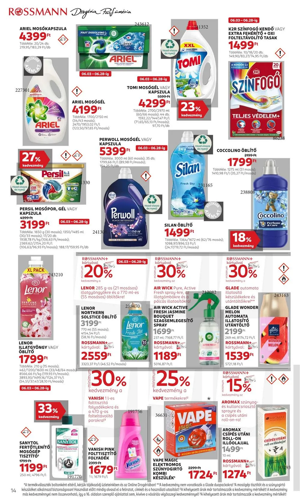 Rossmann akciós újság 06.03–06.14 – 16. oldal