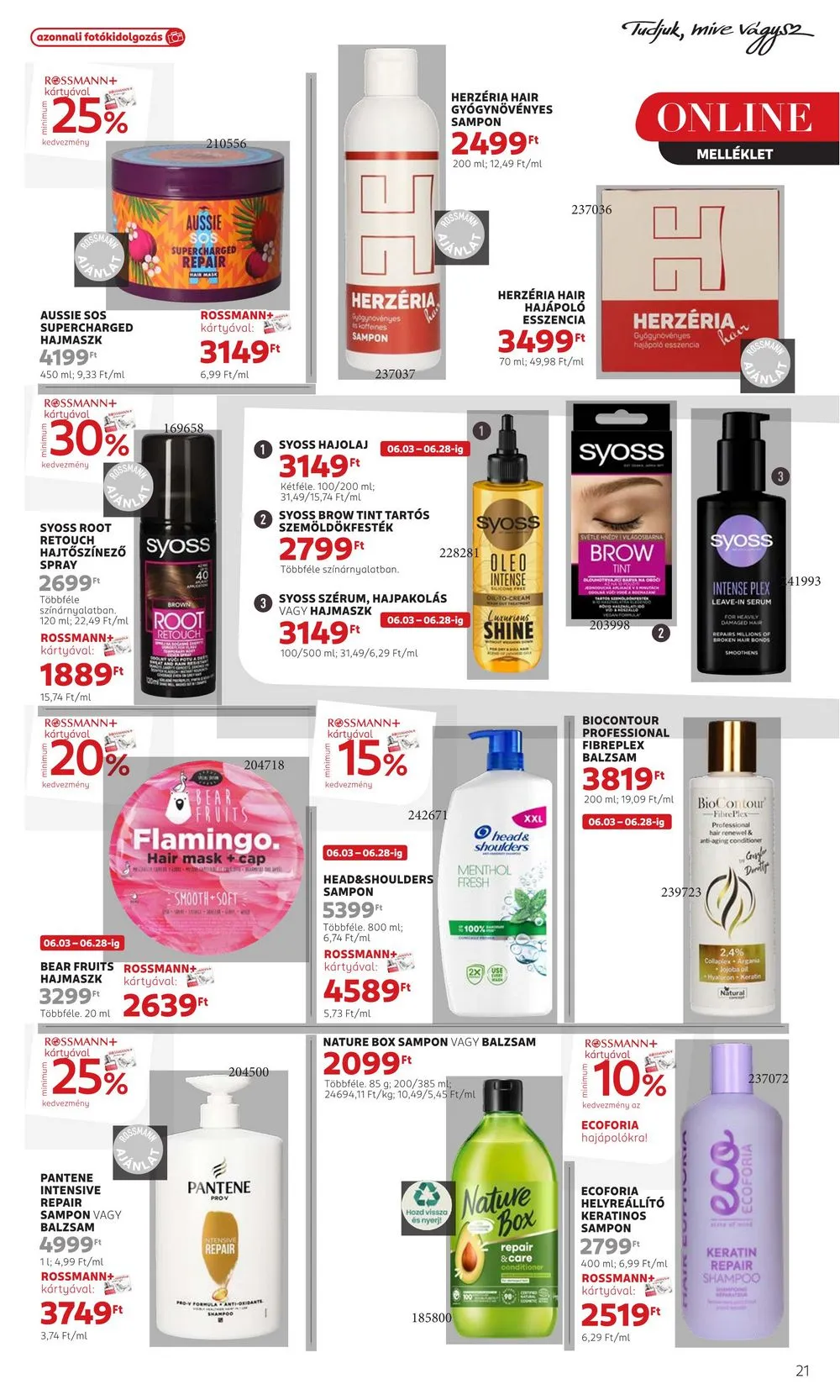 Rossmann akciós újság 06.03–06.14 – 23. oldal