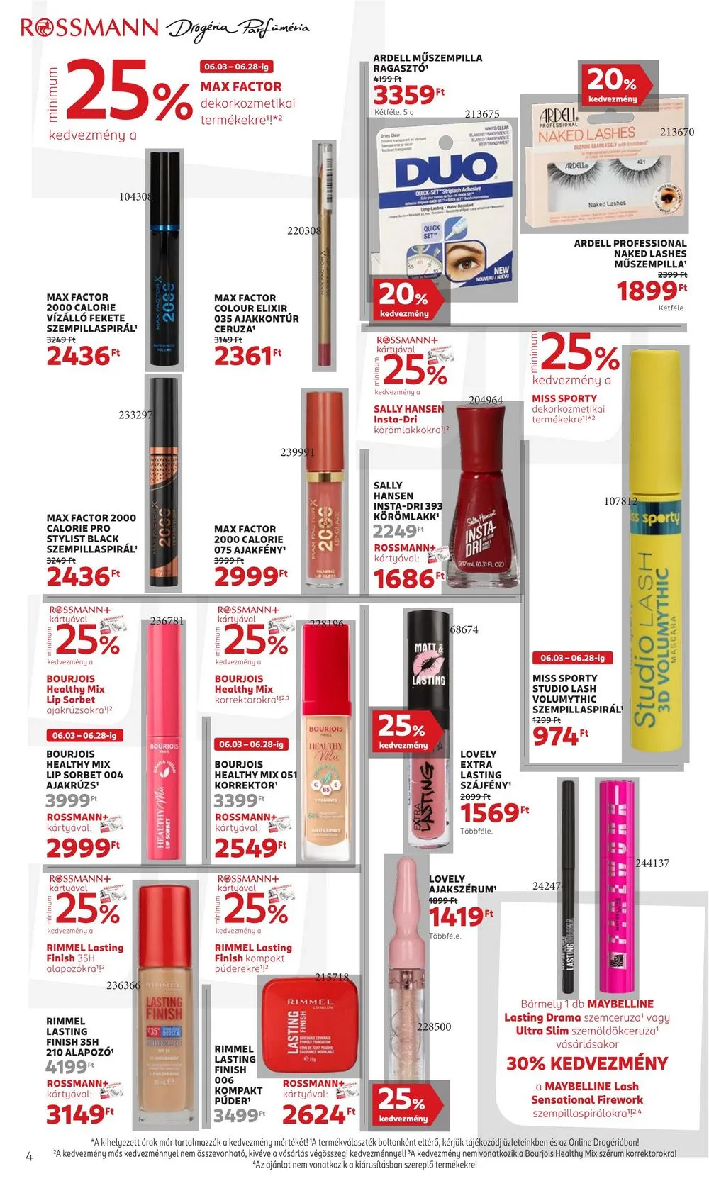 Rossmann akciós újság 06.03–06.14 – 4. oldal
