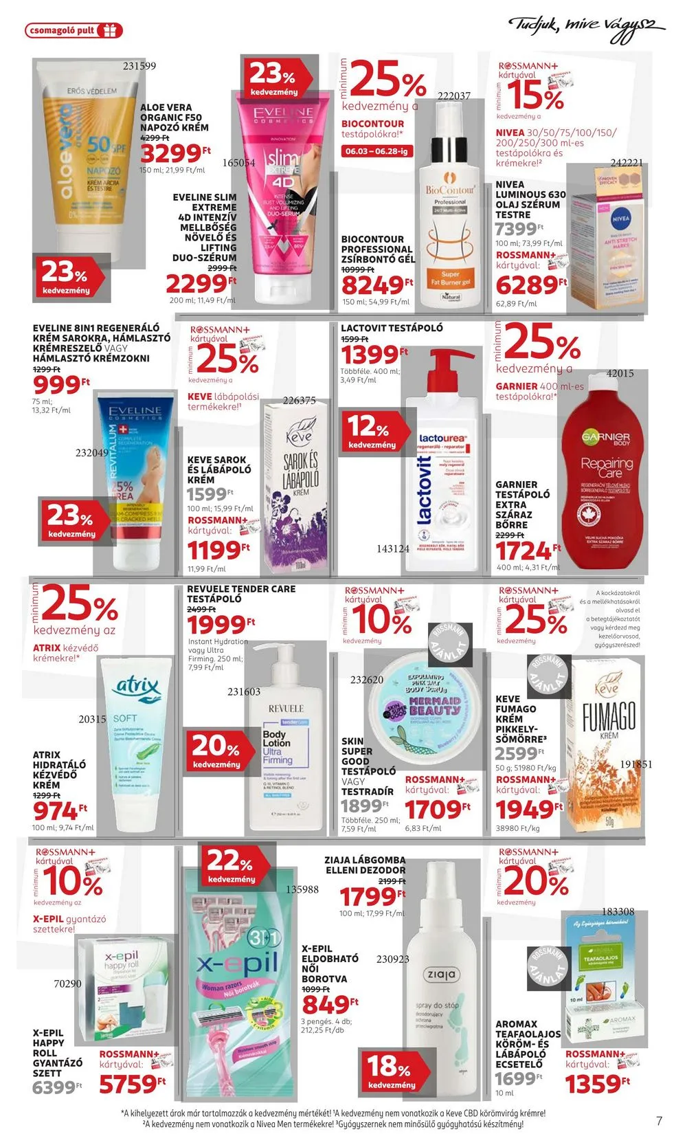 Rossmann akciós újság 06.03–06.14 – 7. oldal