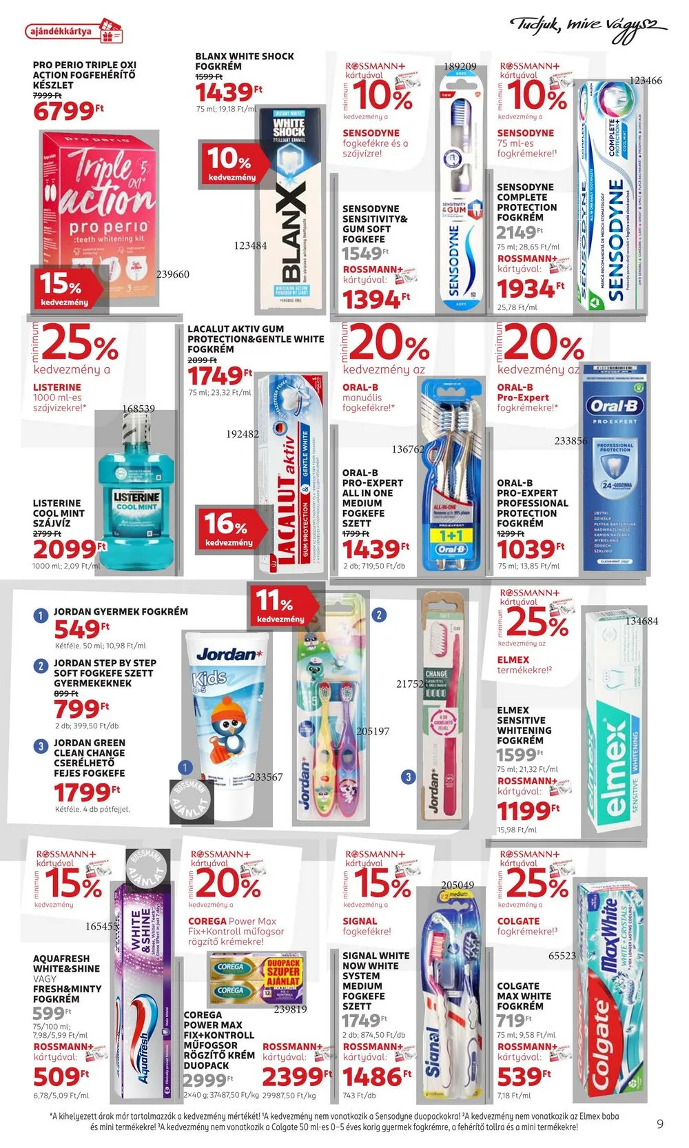 Rossmann akciós újság 06.03–06.14 – 9. oldal