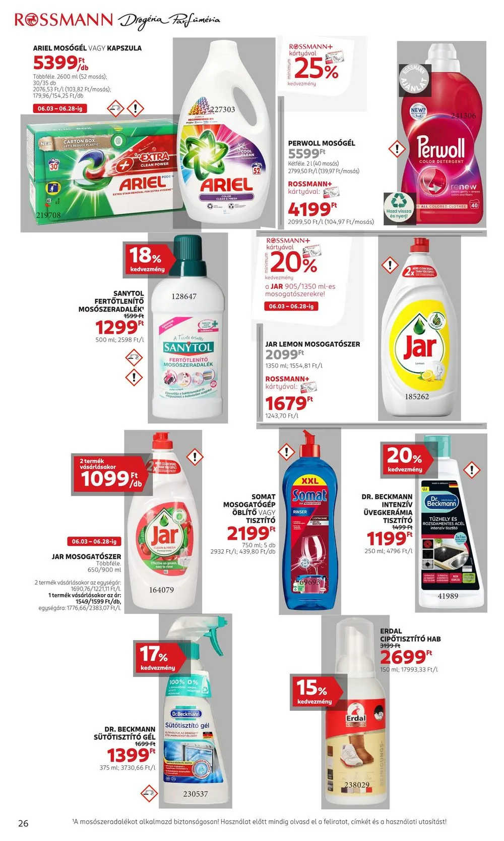 Rossmann akciós újság 06.17–06.28 – 28. oldal