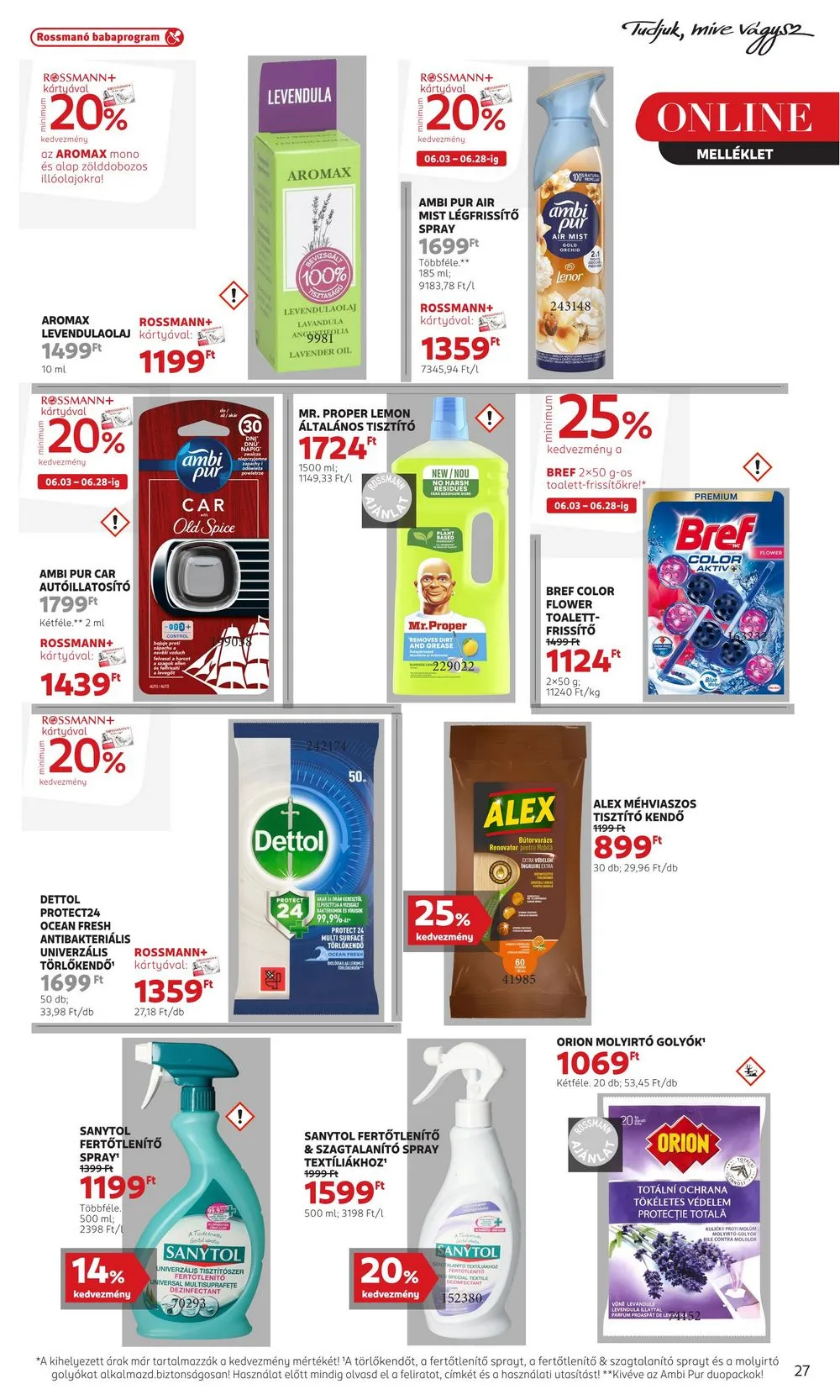 Rossmann akciós újság 06.17–06.28 – 29. oldal