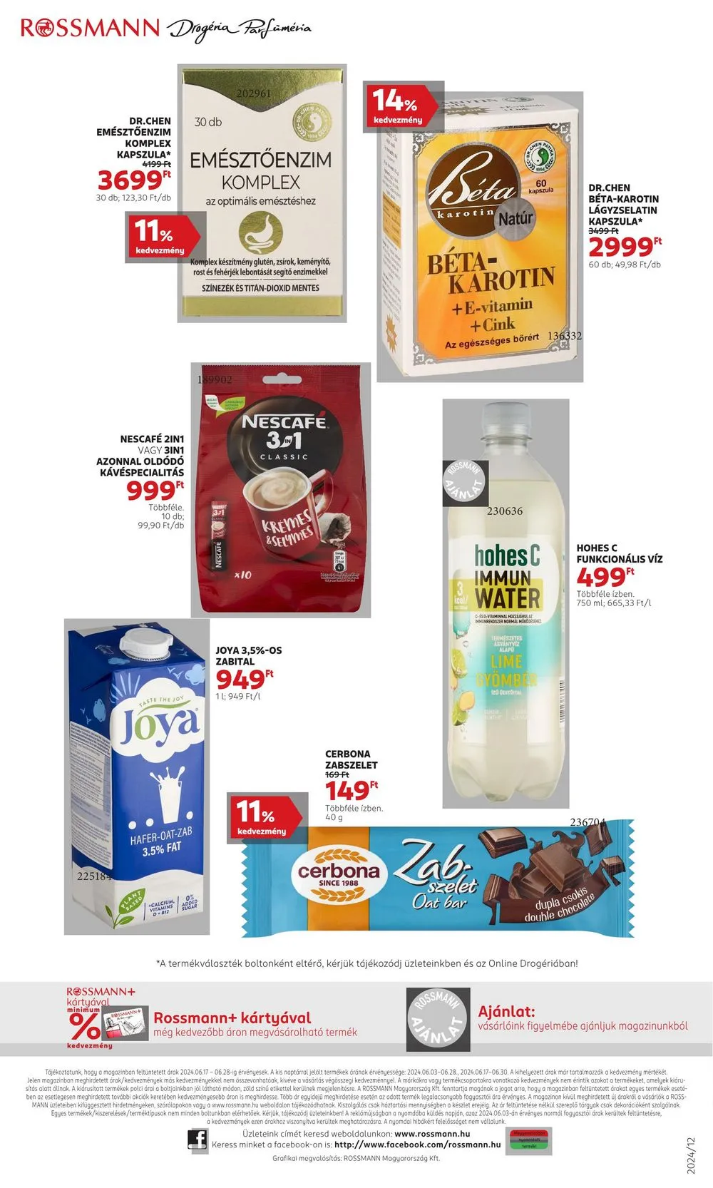 Rossmann akciós újság 06.17–06.28 – 32. oldal