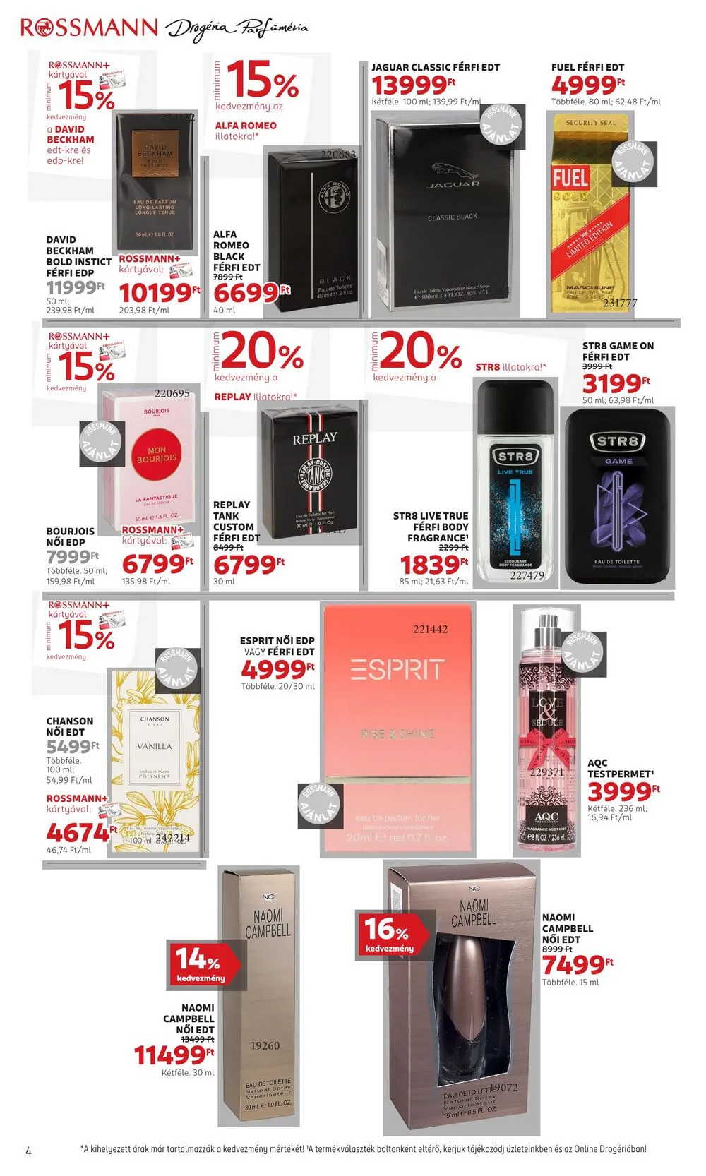 Rossmann akciós újság 06.17–06.28 – 4. oldal