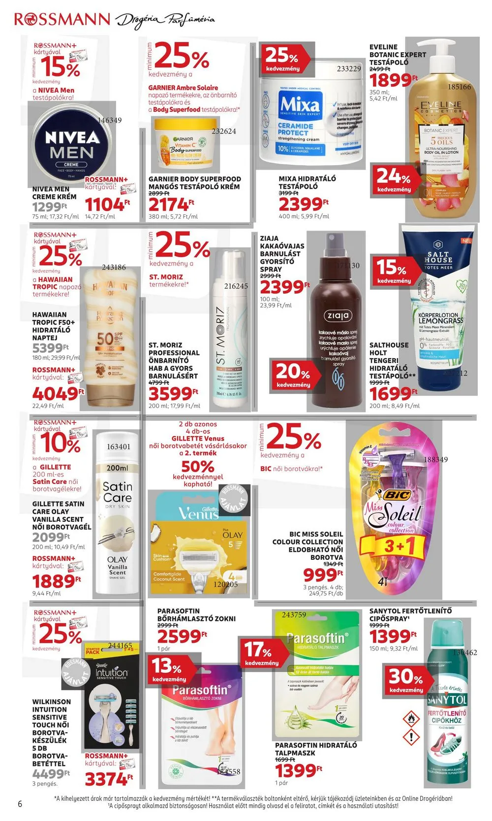 Rossmann akciós újság 06.17–06.28 – 6. oldal