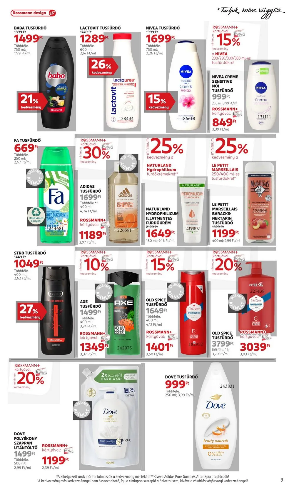 Rossmann akciós újság 06.17–06.28 – 9. oldal