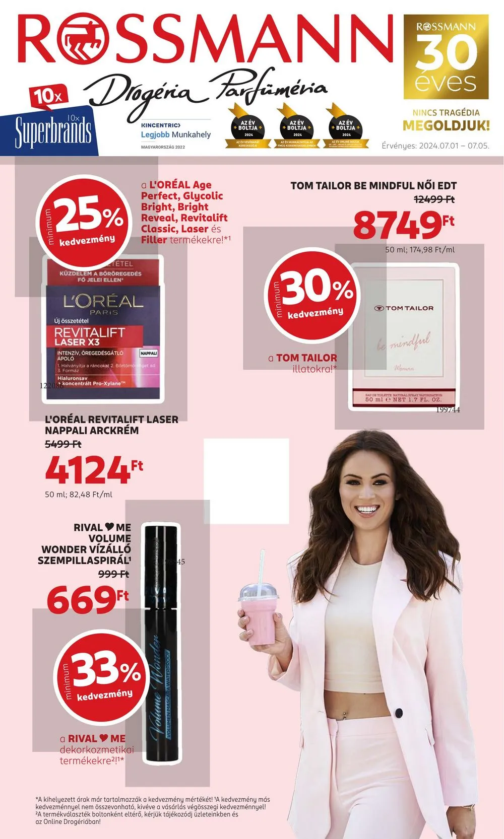 Rossmann akciós újság 07.01–07.05