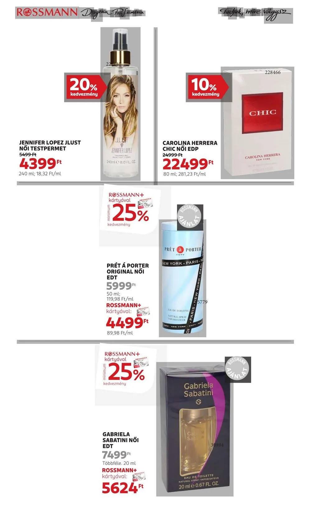 Rossmann akciós újság 07.01–07.05 – 10. oldal