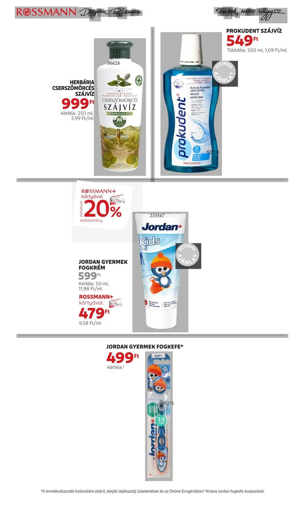 Rossmann akciós újság 07.01–07.05 – 29. oldal