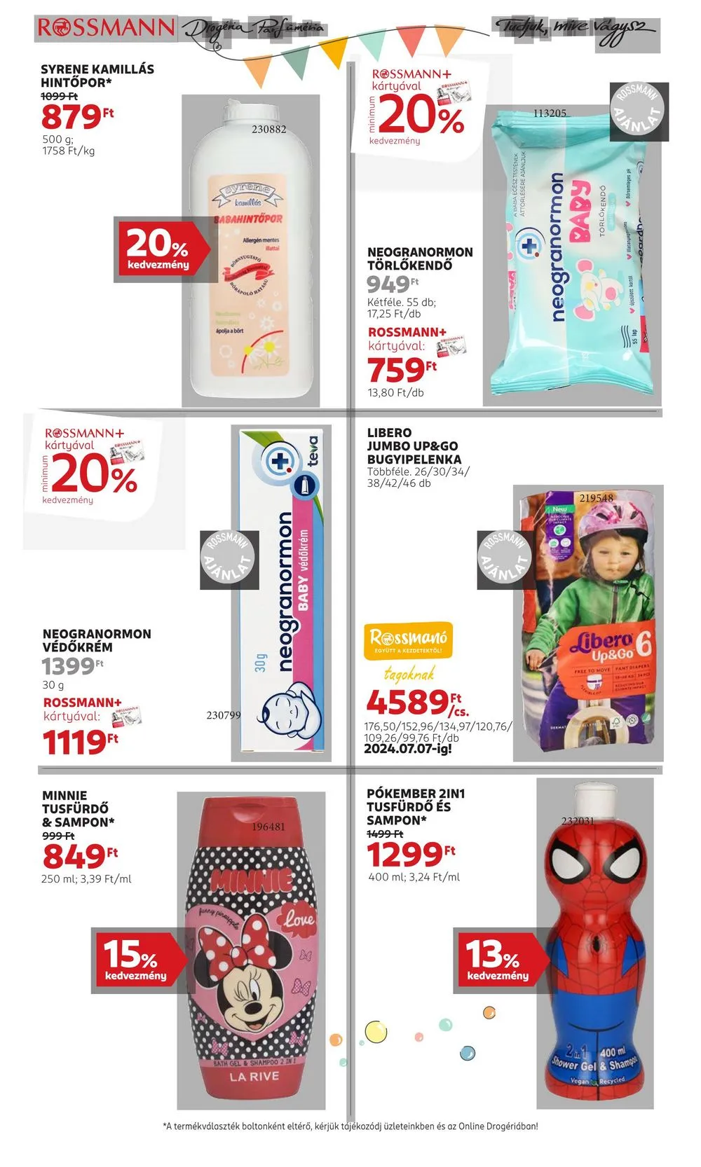 Rossmann akciós újság 07.01–07.05 – 30. oldal