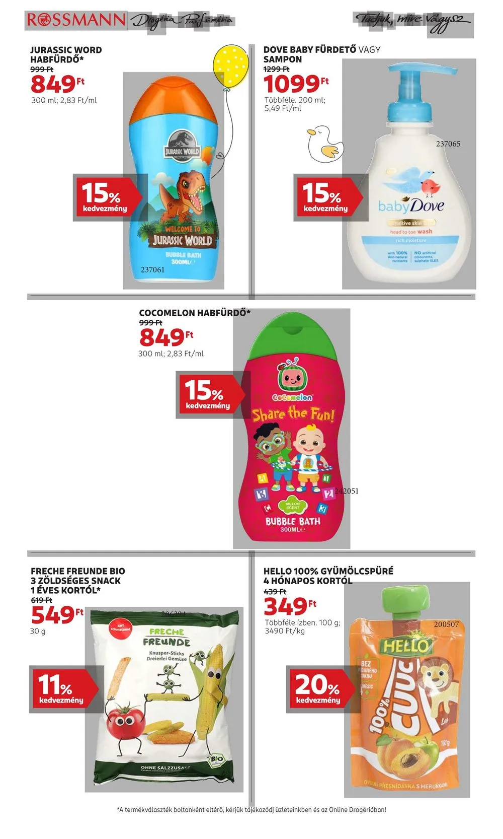 Rossmann akciós újság 07.01–07.05 – 31. oldal