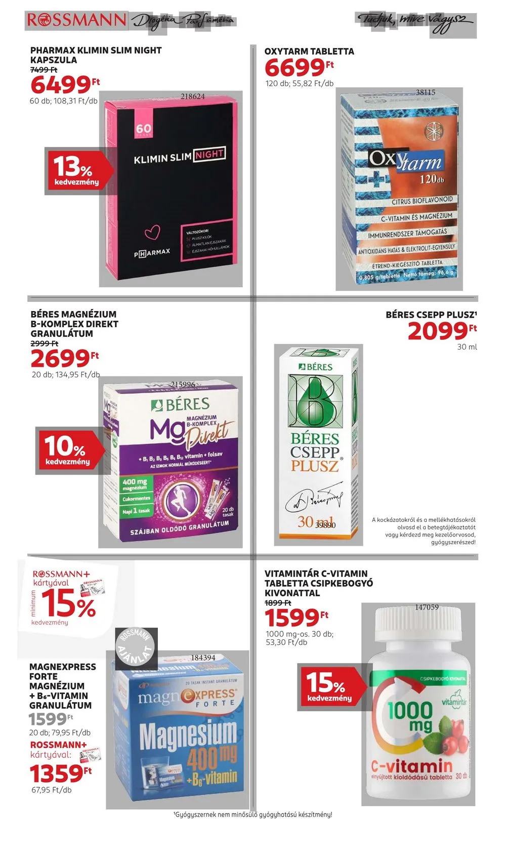 Rossmann akciós újság 07.01–07.05 – 42. oldal