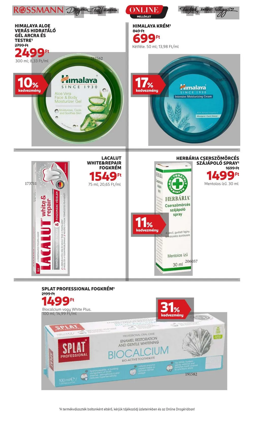 Rossmann akciós újság 07.01–07.05 – 47. oldal