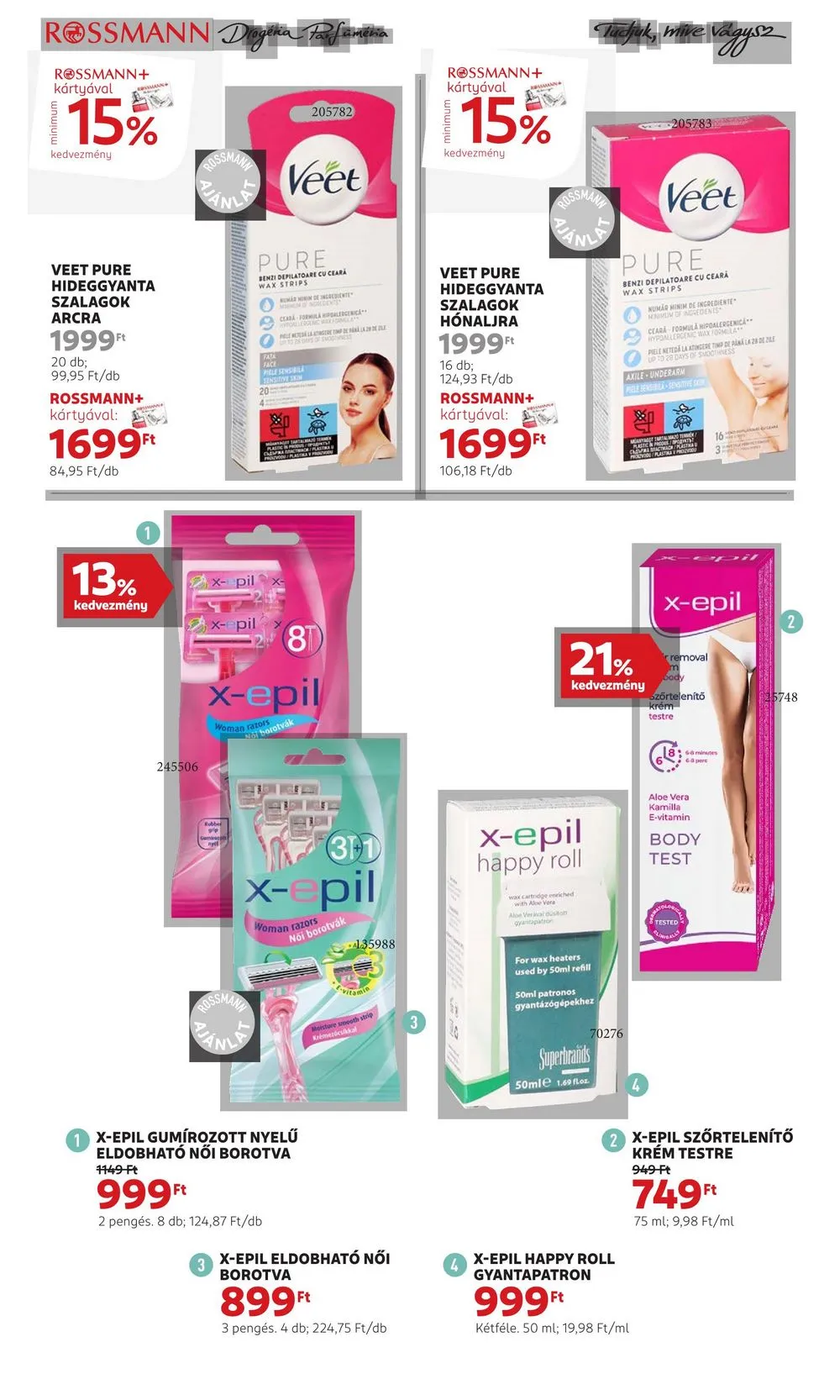Rossmann akciós újság 07.01–07.05 – 6. oldal