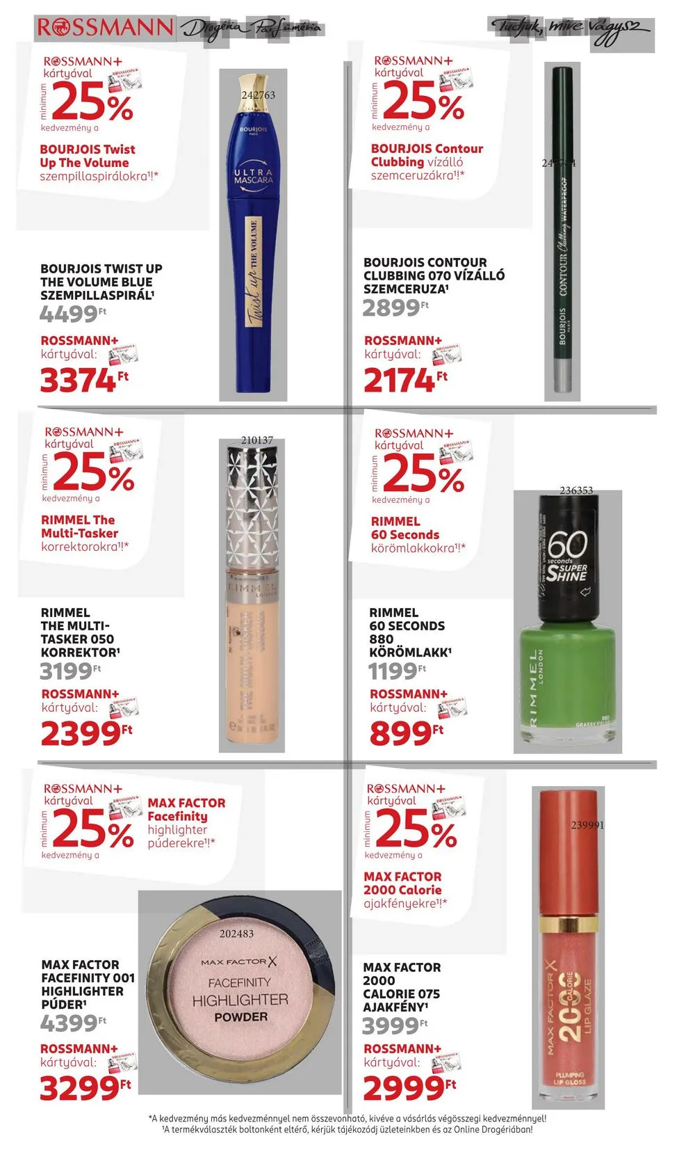 Rossmann akciós újság 07.01–07.05 – 8. oldal