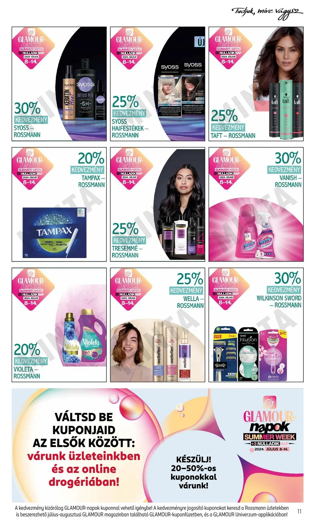 Rossmann akciós újság 07.08–07.14 – 11. oldal