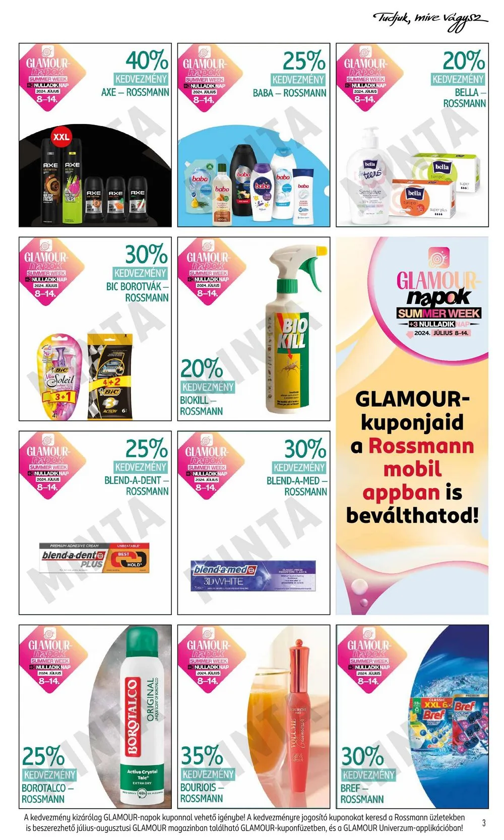 Rossmann akciós újság 07.08–07.14 – 3. oldal