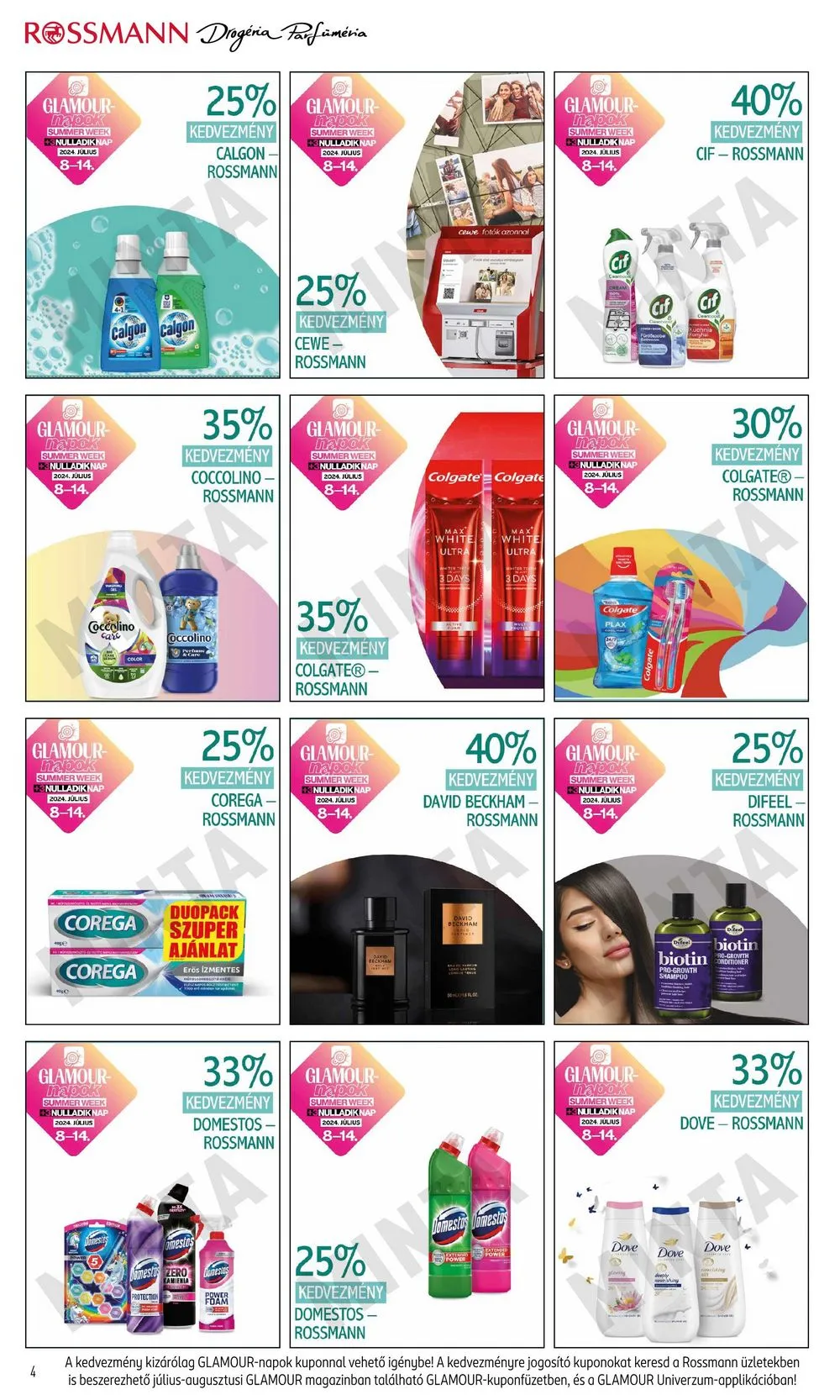 Rossmann akciós újság 07.08–07.14 – 4. oldal