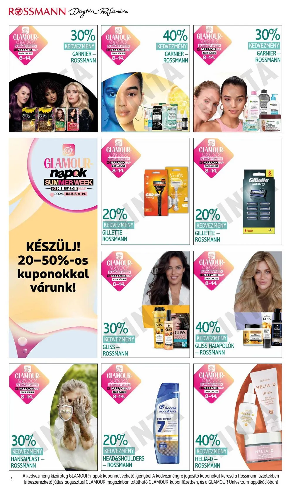 Rossmann akciós újság 07.08–07.14 – 6. oldal