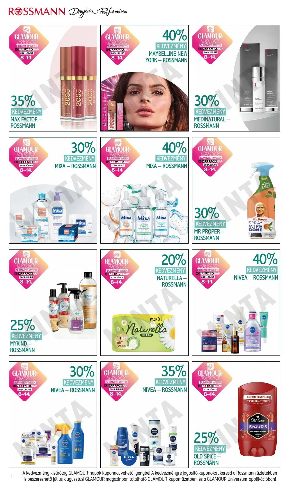 Rossmann akciós újság 07.08–07.14 – 8. oldal