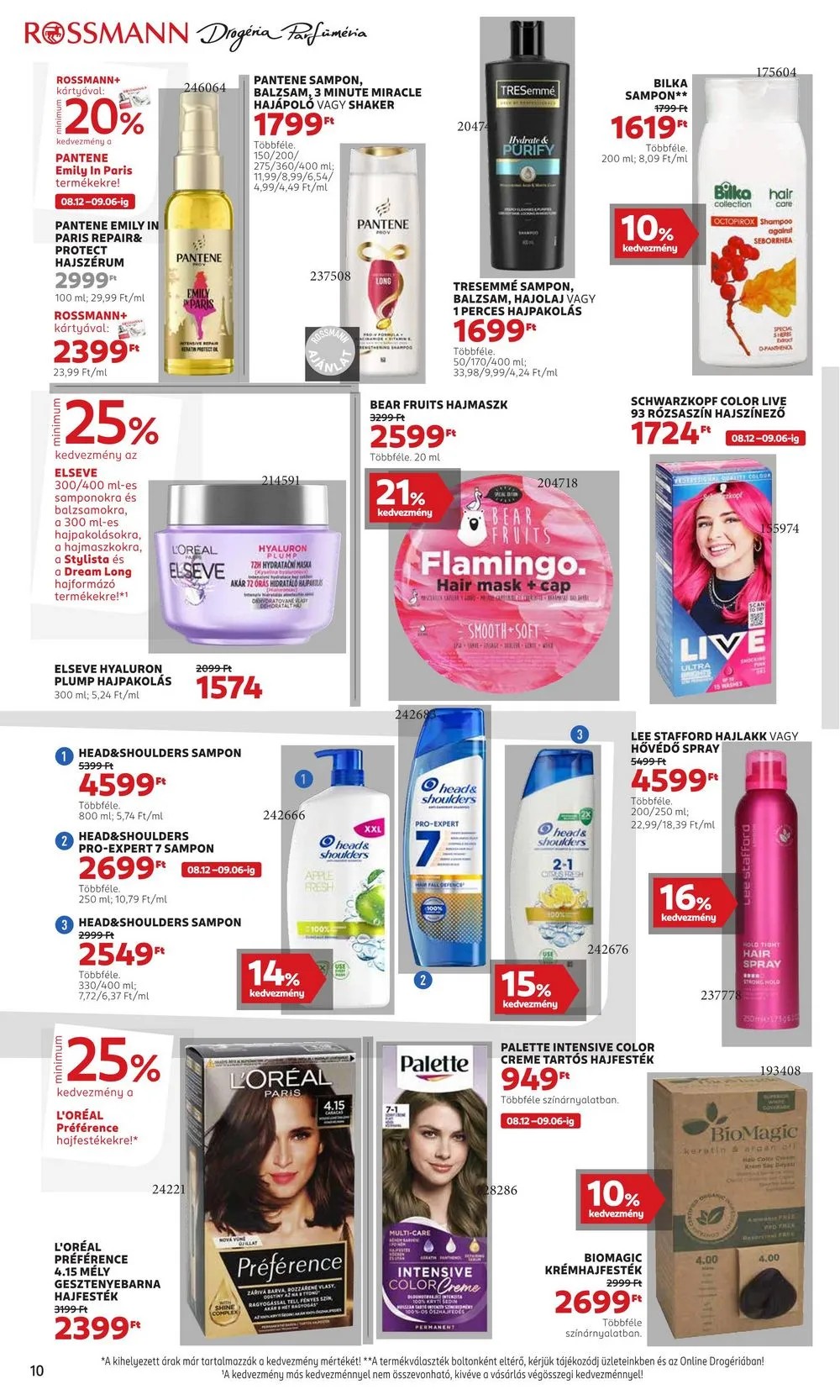 Rossmann akciós újság 08.26–09.06 – 10. oldal