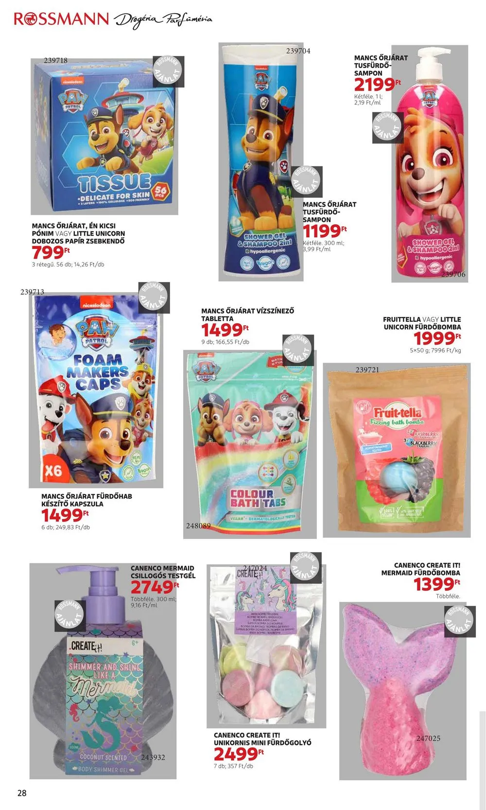 Rossmann akciós újság 08.26–09.06 – 30. oldal
