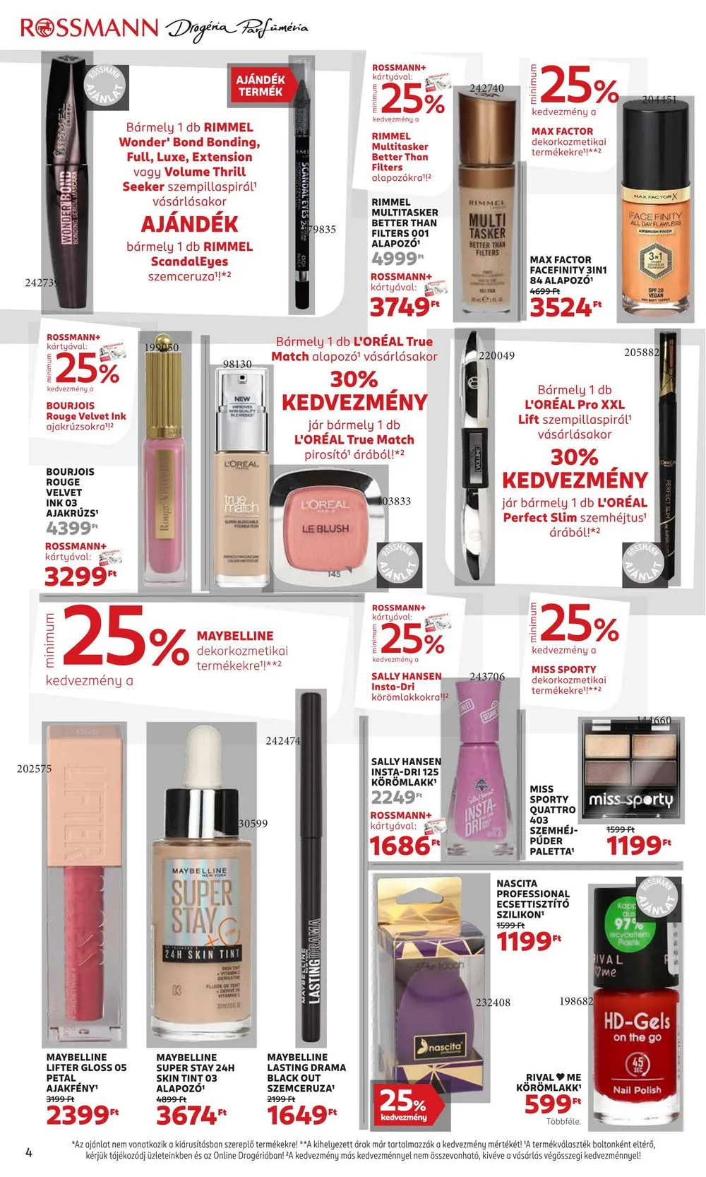 Rossmann akciós újság 08.26–09.06 – 4. oldal