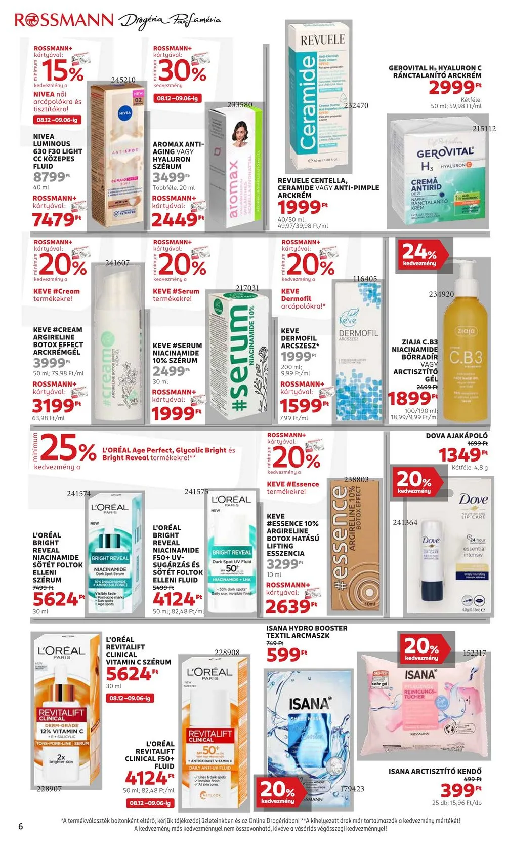 Rossmann akciós újság 08.26–09.06 – 6. oldal