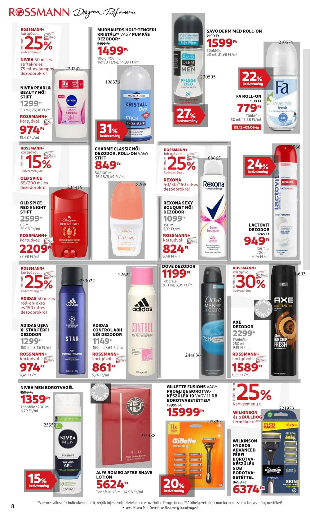 Rossmann akciós újság 08.26–09.06 – 8. oldal