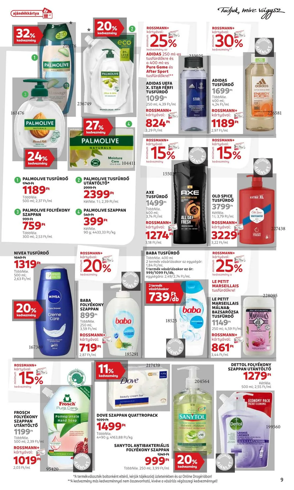 Rossmann akciós újság 08.26–09.06 – 9. oldal