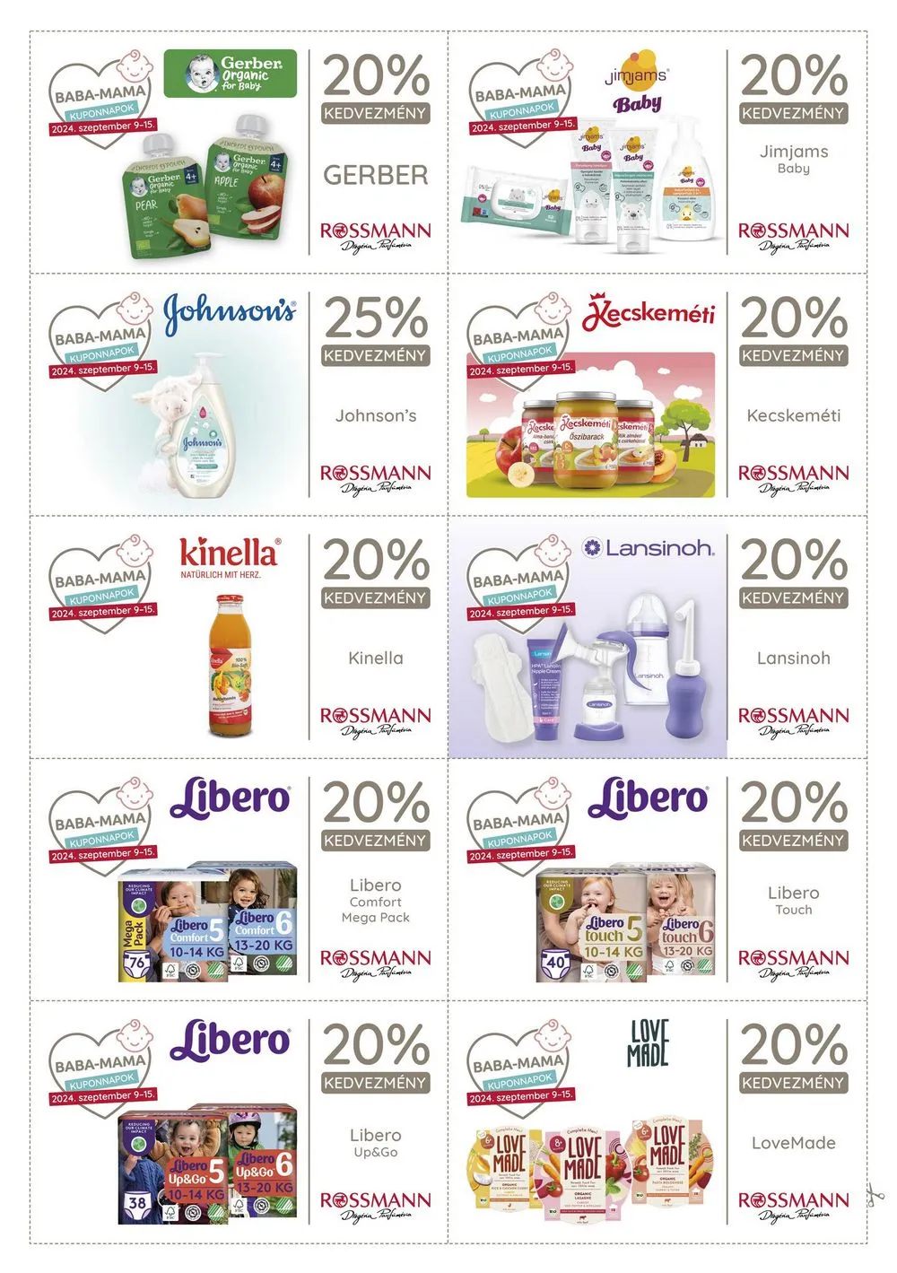 Rossmann akciós újság 09.09–09.15 – 3. oldal