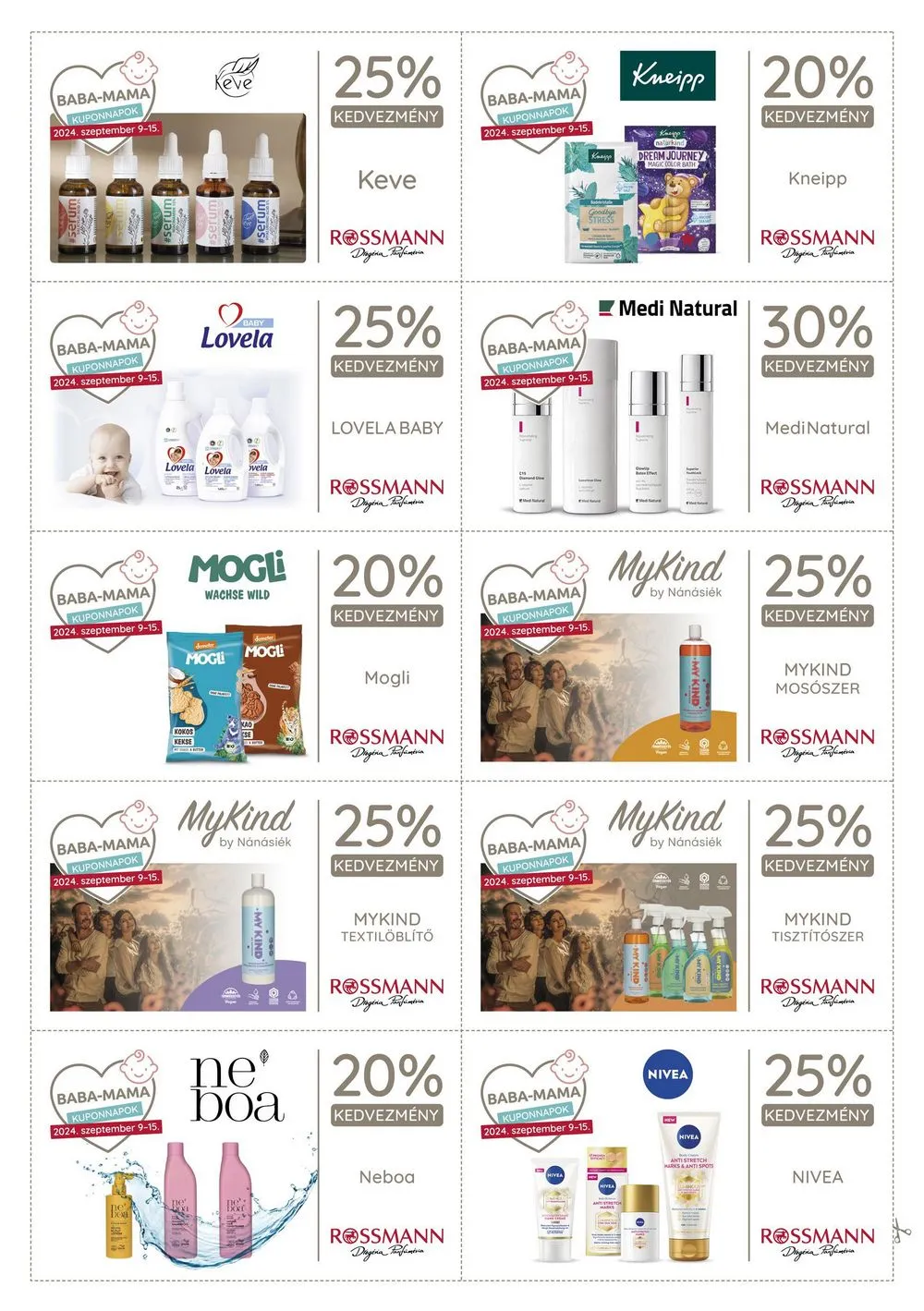 Rossmann akciós újság 09.09–09.15 – 8. oldal