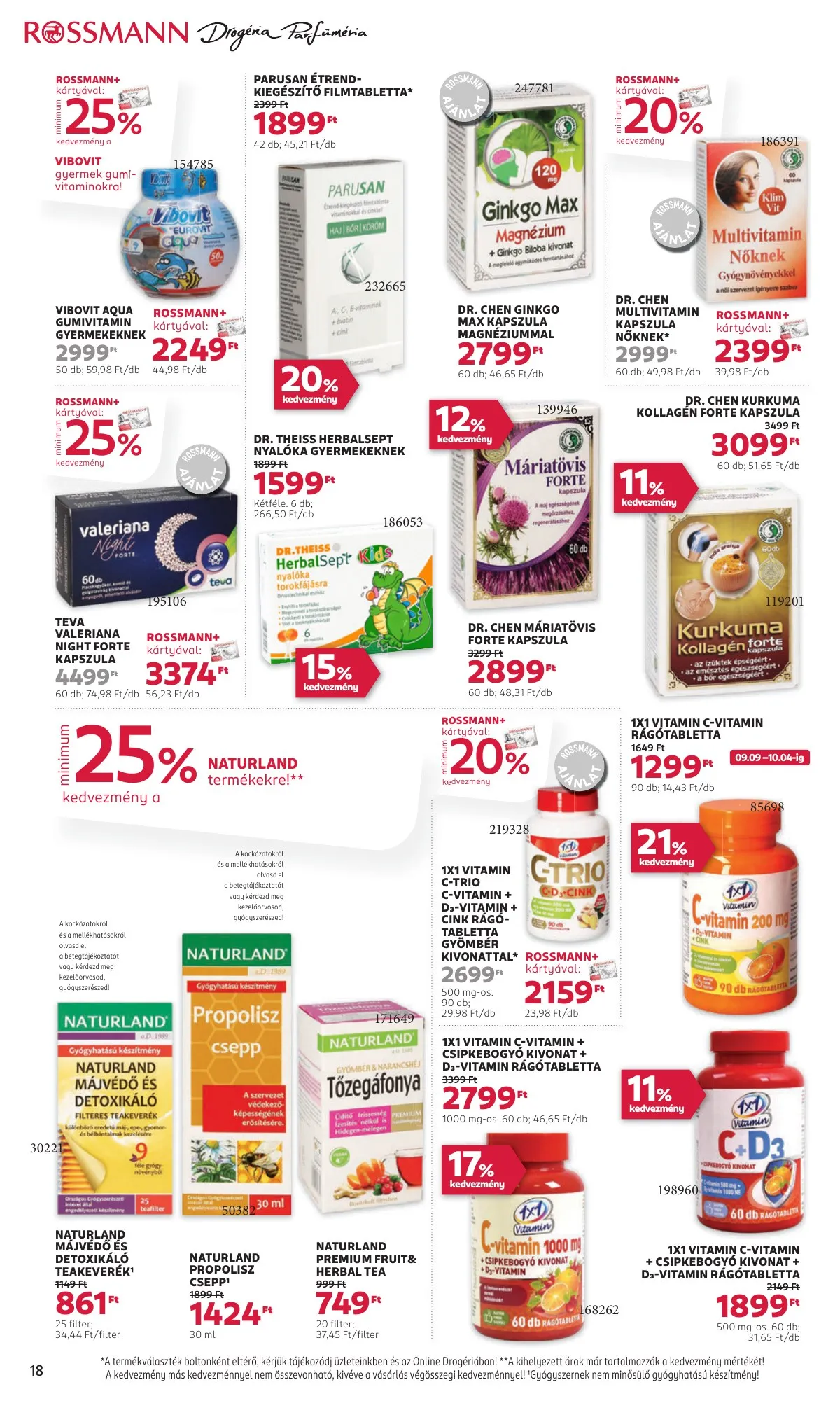 Rossmann akciós újság 09.09–09.20 – 20. oldal