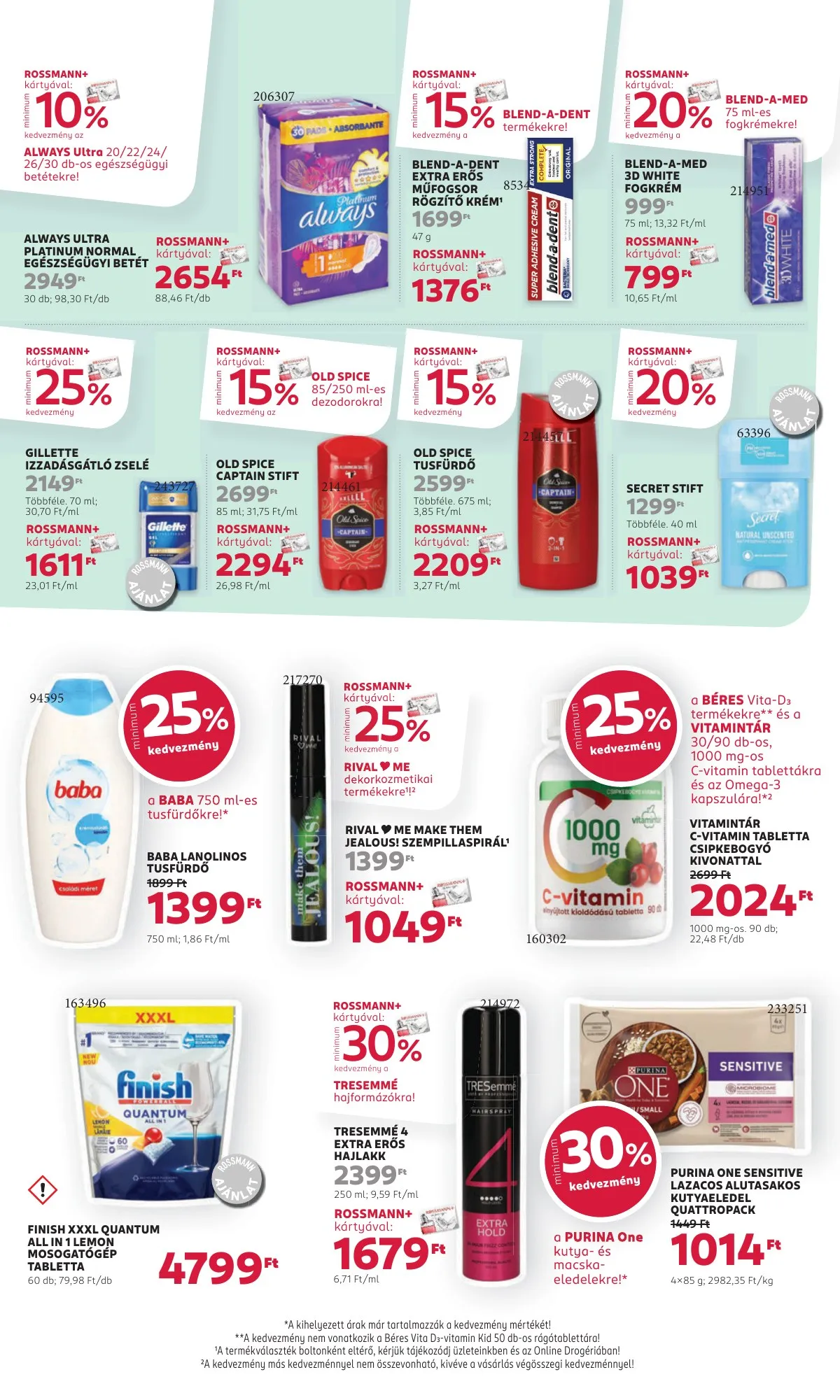 Rossmann akciós újság 09.09–09.20 – 22. oldal