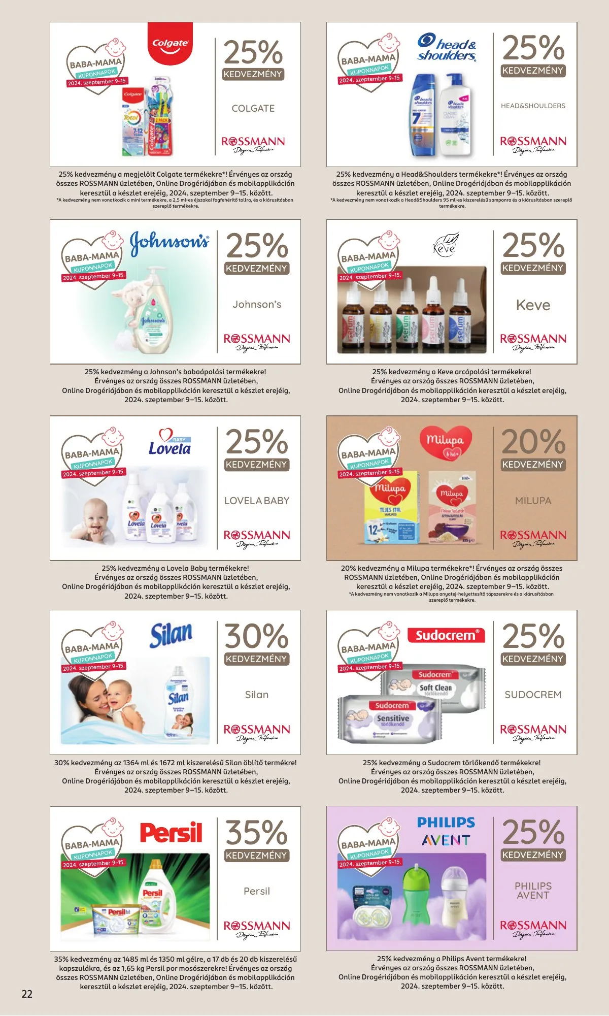 Rossmann akciós újság 09.09–09.20 – 24. oldal