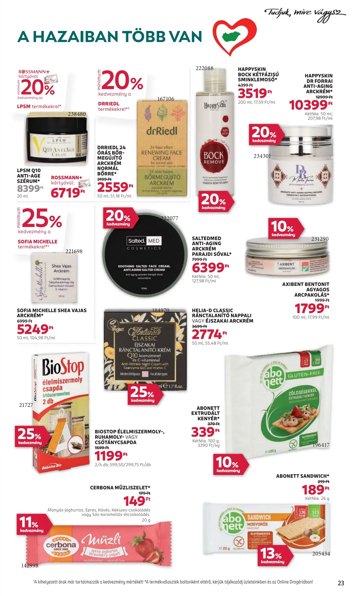 Rossmann akciós újság 09.09–09.20 – 25. oldal