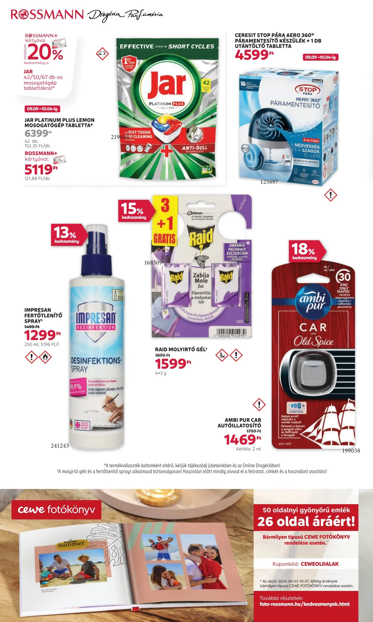 Rossmann akciós újság 09.09–09.20 – 26. oldal