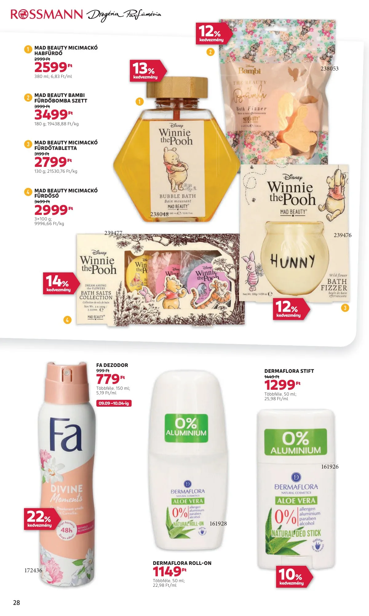 Rossmann akciós újság 09.09–09.20 – 30. oldal
