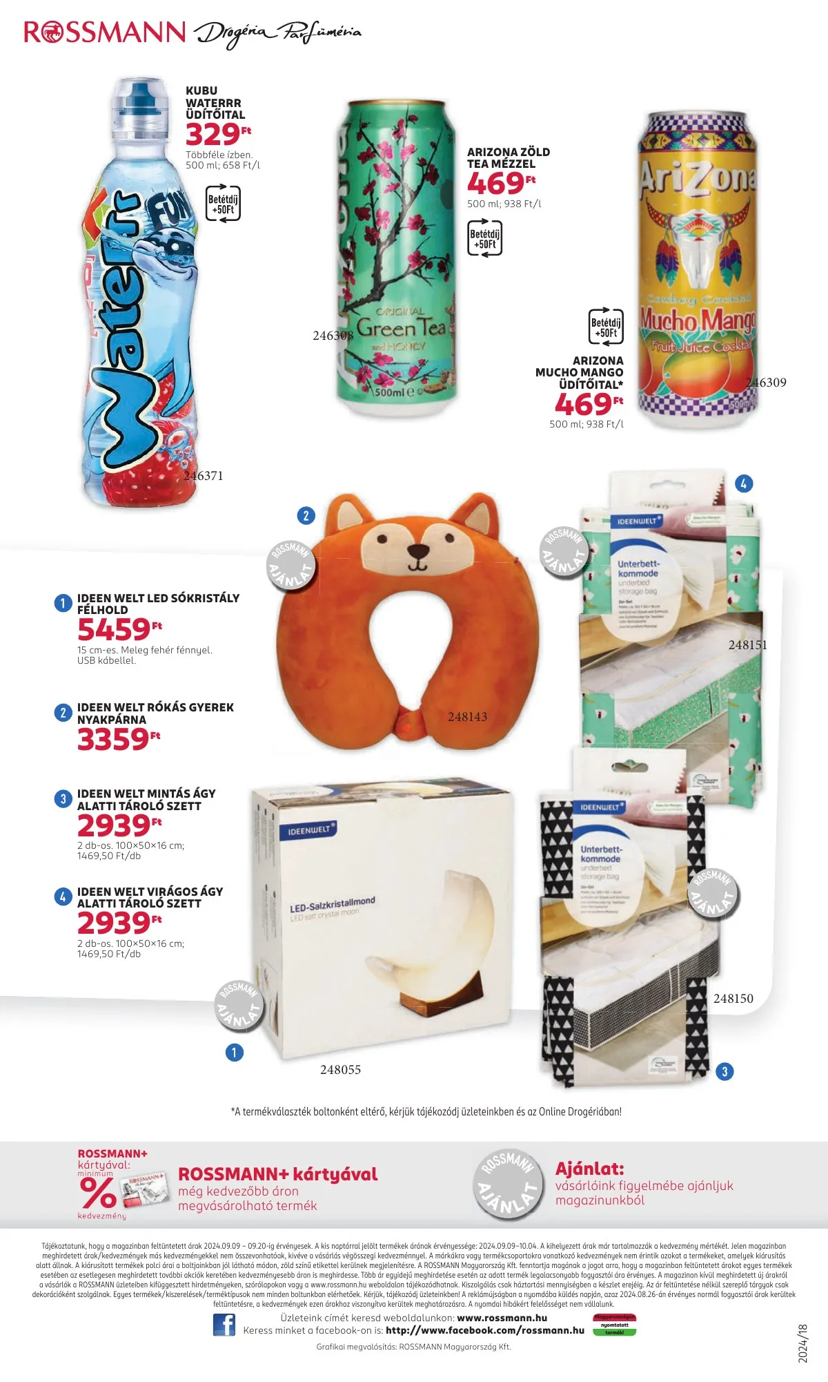 Rossmann akciós újság 09.09–09.20 – 38. oldal