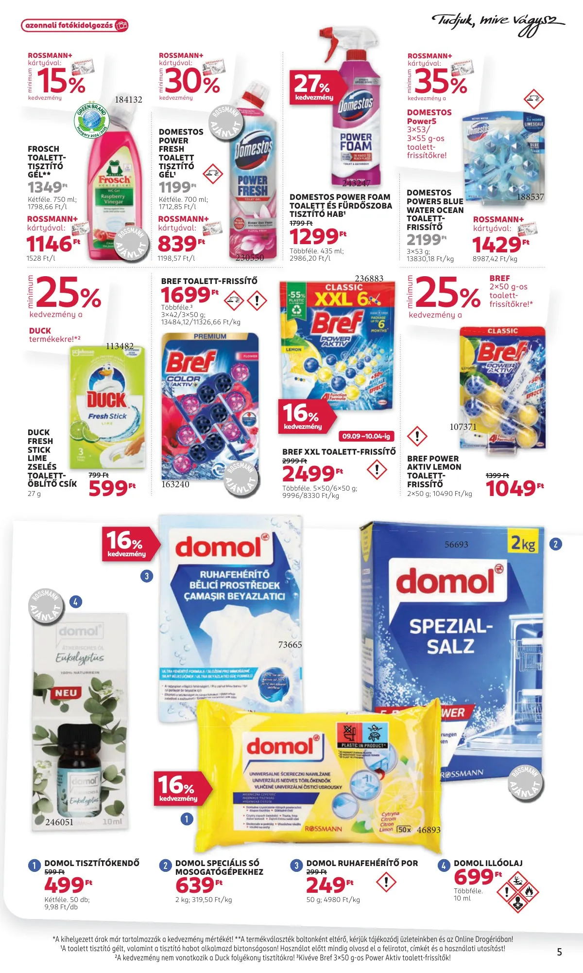 Rossmann akciós újság 09.09–09.20 – 5. oldal