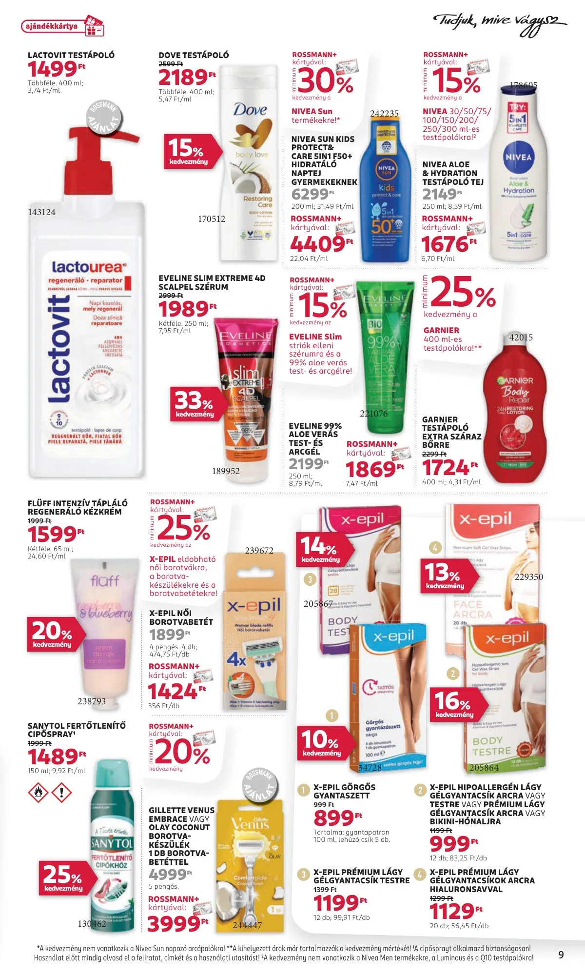 Rossmann akciós újság 09.09–09.20 – 9. oldal