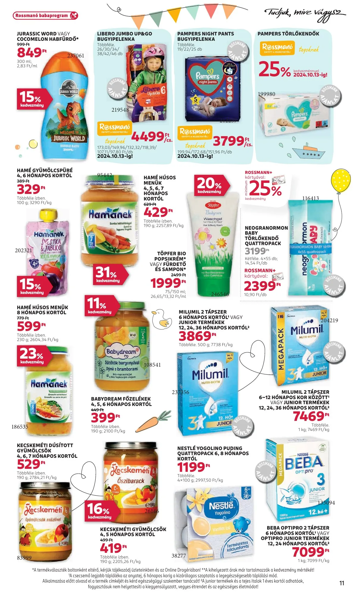 Rossmann akciós újság 09.23–10.04 – 11. oldal