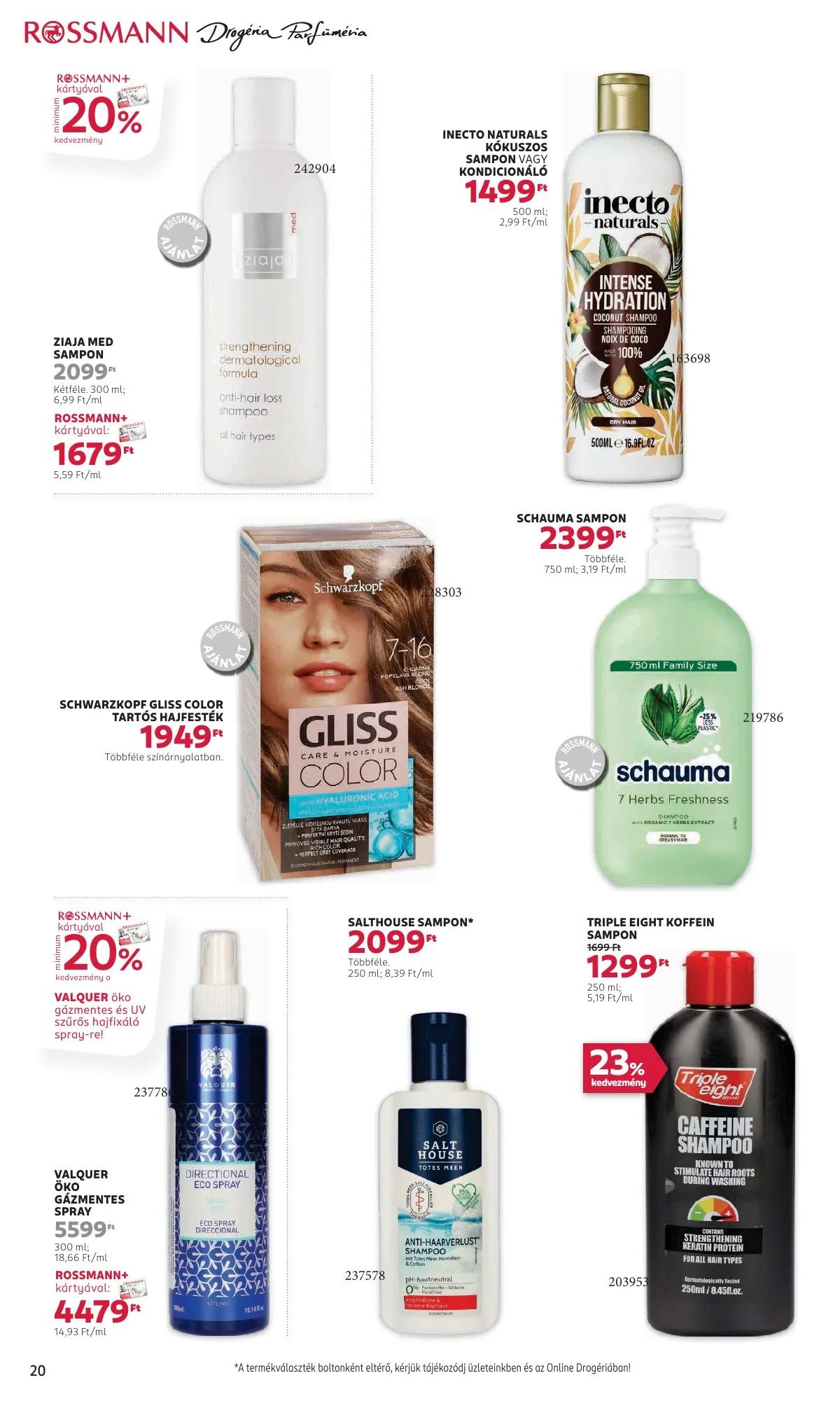 Rossmann akciós újság 09.23–10.04 – 22. oldal