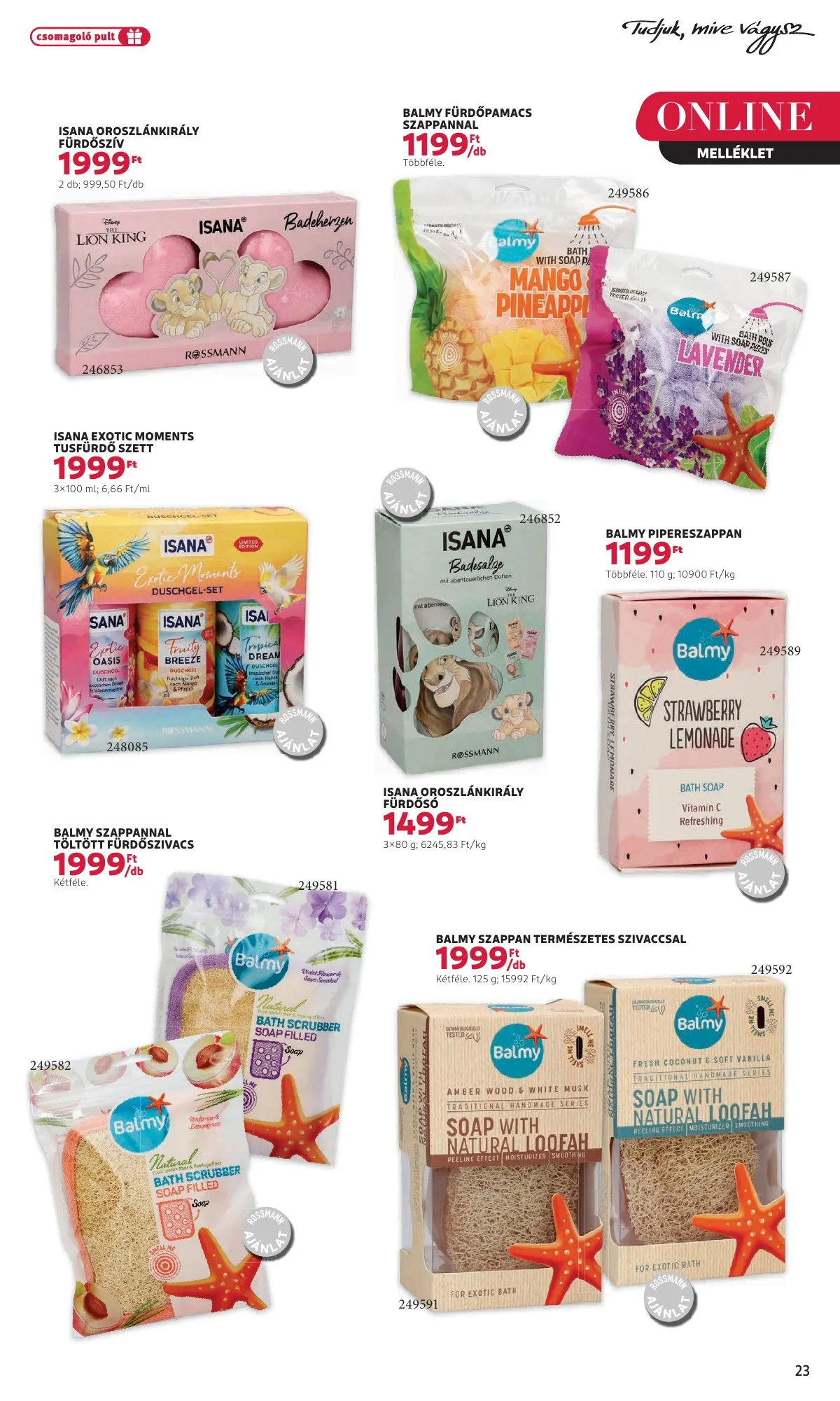 Rossmann akciós újság 09.23–10.04 – 25. oldal