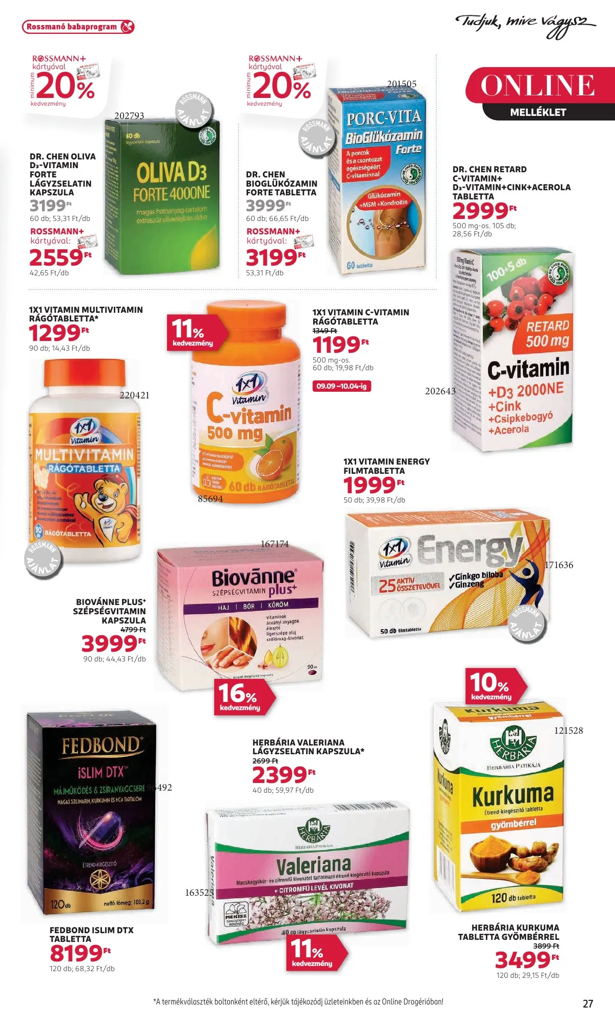 Rossmann akciós újság 09.23–10.04 – 29. oldal